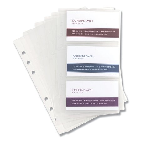 Samsill Business Card Holder Refills, Pk10 81079